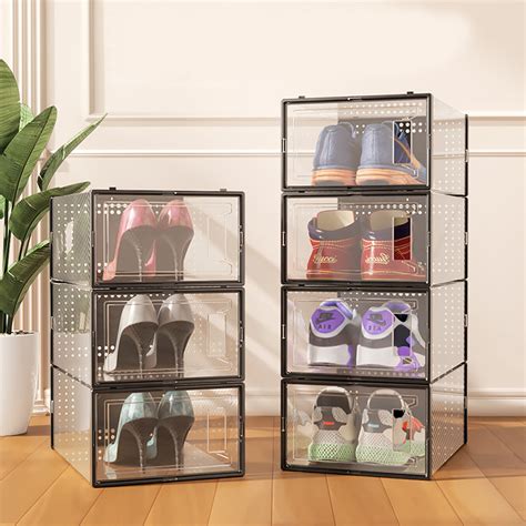 metal shoe storage box|breathable shoe storage boxes.